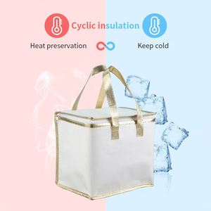 Promotion Picnic <b>Lunch</b> Food Bag Insulated Non-woven Travel Cooler Basket for Camping - Product Image 6