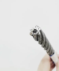6X36 IWRC 1960N/MM2 롤 19MM 20MM 도금 와이어 로프 - Product Image 5