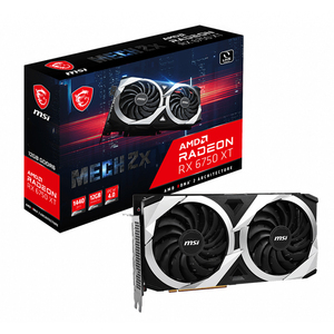 Tarjeta gráfica <span class=keywords><strong>AMD</strong></span> Radeon RX <span class=keywords><strong>6750XT</strong></span> MECH 2X 12G para videojuegos, Memoria GDDR6 de 12GB, 192 bits, para escritorio - Product Image 1