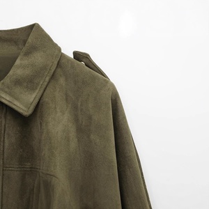 Nouvelle <span class=keywords><strong>veste</strong></span> <span class=keywords><strong>aviateur</strong></span> tissée unie zippée polyvalente pour <span class=keywords><strong>femme</strong></span>, coupe-vent, pour le printemps <span class=keywords><strong>et</strong></span> l'automne, style décontracté - Product Image 4