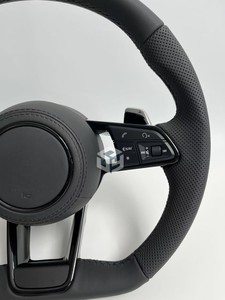 Ajustement pour Audi S4 A5 A4 <span class=keywords><strong>S3</strong></span> S5 S6 S7 RS3 RS4 Rs5 Rs6 Rs7 Q3 Q5 Q7 Q8 A3 A6 A7 A8 B9 B8.5 R8 TT C8 Led Volant En Fiber De Carbone - Product Image 3