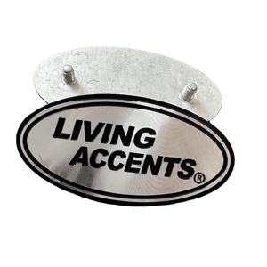 Kindabadge Custom Metal Crafts <strong>Nameplate</strong> <strong>Maker</strong> with Gravure Printing Engraved Logo and Theme Letters - Product Image 5