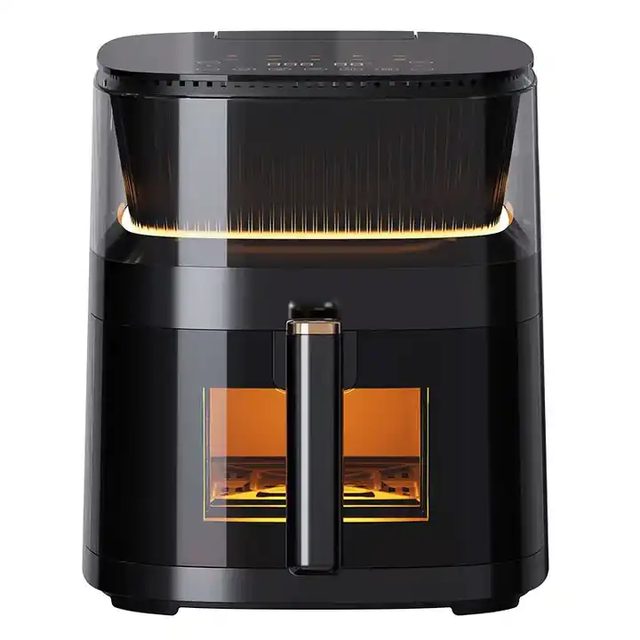 Smart Home Appliances 6L Toaster Oven High-End Top Sale Steam Air Fryer with Single Basket Digital Control for Household Use