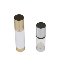 Flacon pompe sans air rechargeable de 100 ml, design haut de gamme, qualité supérieure, vente chaude, YHB H2206, soin de la peau, impression sérigraphique