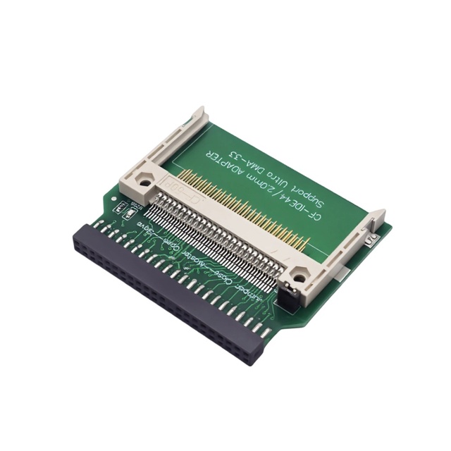 TISHRIC PVC Material CF to IDE Adapter 44-Pin Male/Female Vertical Connector for 2.5-Inch Laptop Hard Drive (In Stock)