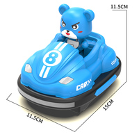 Vente en gros de deux voitures pare-chocs télécommandées Ensemble de jouets de combat avec conducteur d'éjection Effets sonores Lumière LED et action sans fil