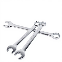 Clé à molette métrique industrielle en acier au carbone à double extrémité, poignée antidérapante, mâchoire anti-étincelle, capacité de couple de 100 lb-pi, mâchoire de 2 pouces, OEM