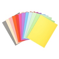 Prix usine 80gsm 110gsm 200gsm 250gsm 350gsm couleur offset papier couleur bond papier bristol paper board