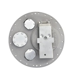 20인치 580mm 유럽 표준 알루미늄 합금 맨홀 커버 (오일 탱크 트럭용, 통기 밸브 없음) - Product Image 2