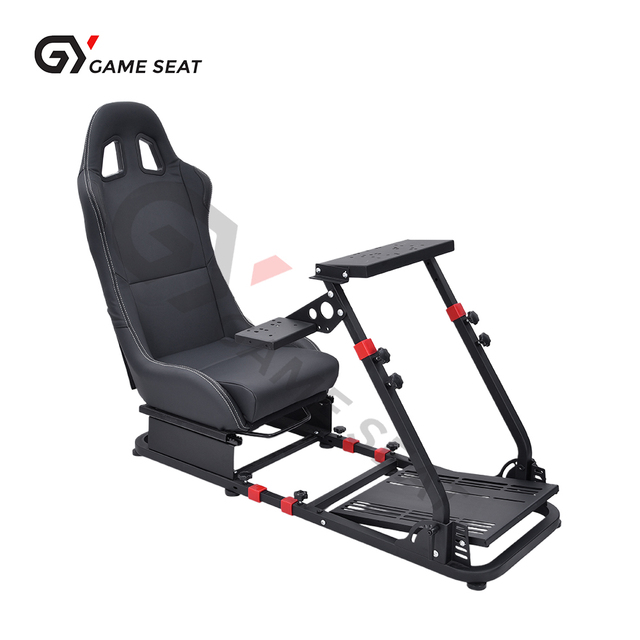 GY048 Immersion Game Experience ODM Race Car Motion Sim Simulator Driving Car Racing Cockpit Seat for Logitech G25,G27,G29,G920