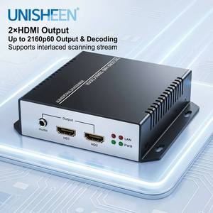 Decodificador de Video de Alto Rendimiento con Doble HDMI 4K UHD H.265, Baja Latencia y Protocolo UTP para Transmisiones Profesionales - Product Image 1