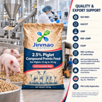Prémélange composé pour porcelets Jinmao 2,5 % avec minéraux, vitamines et enzymes de qualité alimentaire pour la nutrition animale