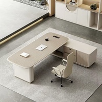 Table de bureau de luxe durable pour patron, bureau de direction, bureau debout, bureaux classiques pour le confort et la fonctionnalité