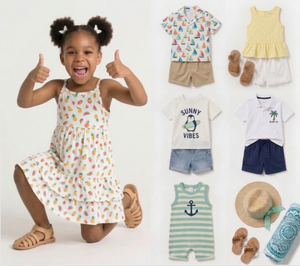 Casual Style Summer Kids' Apparel Wholesale, Mixed Carton Shipment, Random mix,Support <b>Dropshipping</b> Nationwide - Product Image 1