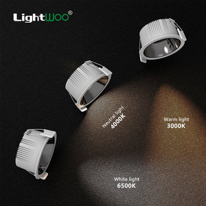 Spots encastrés LED COB 3 pouces anti-éblouissement, profil en aluminium, dimmables, usage intérieur, CRI 90 élevé, design européen, SMD - Product Image 4