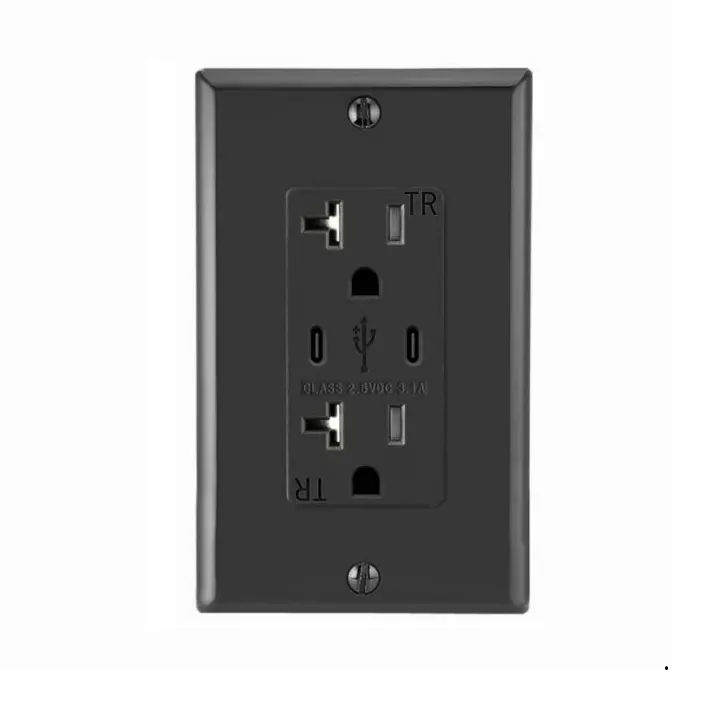 Grande prise de courant multiport intelligente FTR20DC-3100 protégée avec chargeur de prise murale iphone usb