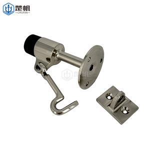Tope de puerta marino de acero inoxidable con gancho de goma, silencioso y a prueba de viento, para seguridad de puertas de yates - Product Image 3