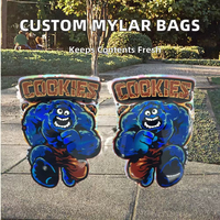 Sachets refermables triangulaires personnalisés en aluminium imprimés par gravure, recyclables pour lait, gâteaux, chewing-gum et sucre