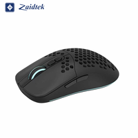 Souris de jeu optique sans fil professionnelle OEM ODM avec éclairage RGB, rétroéclairage réglable, ergonomique pour les deux mains, idéale pour le bureau