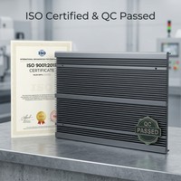 Radiateur en aluminium personnalisé pour boîtiers de produits électroniques avec finition anodisée gris mat et usinage CNC