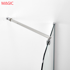 Paroi de <span class=keywords><strong>douche</strong></span> coulissante <span class=keywords><strong>pliable</strong></span> pour hôtel, design européen, en aluminium aviation, pour salle de bain - Product Image 4