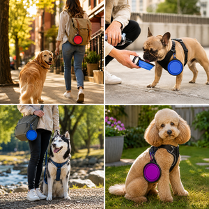 Tazón de Alimentación para Mascotas en Oferta, Calidad de Importación y Exportación, Nuevo Diseño, Tazón de Viaje Plegable para Mascotas, Tazón Portátil para Perros - Product Image 5