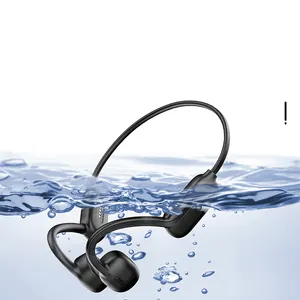Sibyl Bone Conduction Earphones IPX68 Pro Bluetooth Ear-hook Wireless Headset with Mic Waterproof Earbud Open-Ear Headphones