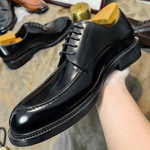 Zapatos de Cuero Elegantes para Hombre, Hechos a Mano, de Alta Calidad, de Cuero Genuino, Casuales, Suaves y Cómodos para Caminar al Aire Libre - Product Image 3