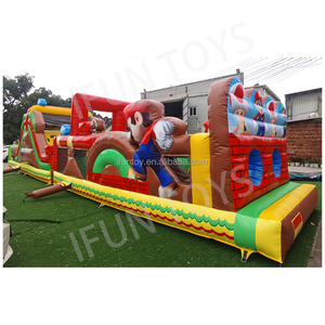 Thú vị suprman tấn công <span class=keywords><strong>Inflatable</strong></span> Mario khóa học trở ngại khổng lồ thư bị trả lại trò chơi Thiết bị cho <span class=keywords><strong>5K</strong></span> chạy - Product Image 3