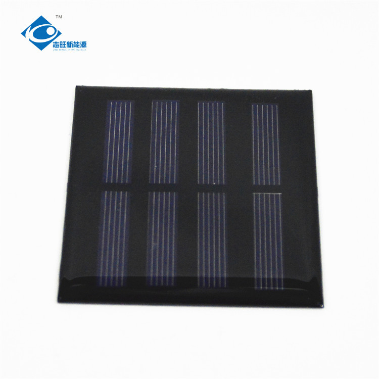 0.4W transparent solar cell For portable solar light systems ZW-7676 custom shaped solar panels 2V for solar powered toy