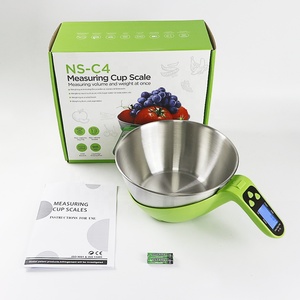 <span class=keywords><strong>5kg</strong></span> Digitale Messgeräte Küchenwaage Lebensmittelwaage Mit 1500ml Edelstahlschüssel Volumen - Product Image 1
