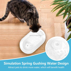 Productos Ecológicos <span class=keywords><strong>para</strong></span> Gatos, Bebedero de Agua <span class=keywords><strong>para</strong></span> Mascotas de Cristal Transparente de 1.35L, Recipiente Elevado <span class=keywords><strong>para</strong></span> Gatos con Bomba Silenciosa - Product Image 5