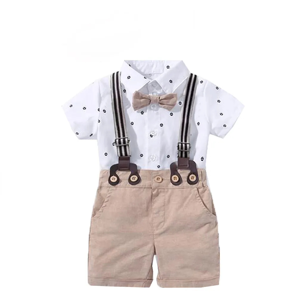 Vêtements pour bébé de 3 à 6 mois, short d'été pour garçon, ensemble de vêtements pour bébés, grenouillère, haut, tenues de nouveau-né