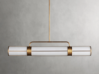 Lampe suspendue de table à manger nordique Offre Spéciale au design italien Lustre de cuisine à longueur personnalisée Éclairage simple pour bar