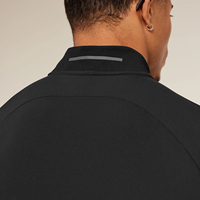 Camiseta Deportiva de Manga Larga con Media Cremallera para Hombre