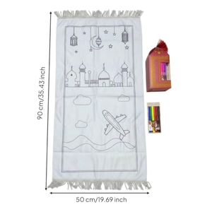 Islamic Muslin Child Gift Colorable <b>Prayer</b> <b>Mat</b> for Ramadan & Eid Color Your Qwn <b>Prayer</b> Rug Coloring <b>Prayer</b> <b>Mat</b> for Kids - Product Image 3