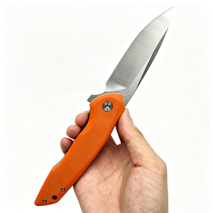 Cuchillo Plegable de Acero D2 de Alta Calidad, Mango G10, Cuchillo Táctico EDC con Clip de Bolsillo para Caza - Product Image 3