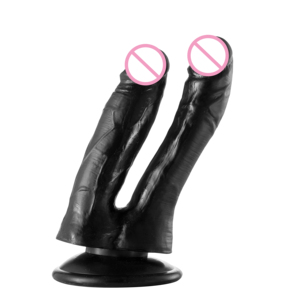 Dildo Realistis Ultra-Lembut Dua Sisi untuk Pemula dengan Alas Hisap Berlekuk untuk Bermain Tanpa Tangan, Dildo Fleksibel untuk Gay - Product Image 4
