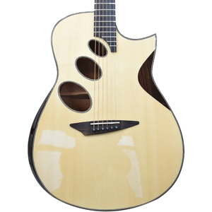 <span class=keywords><strong>Guitarra</strong></span> Acústica Sólida de Alta Calidad, Diseño de Apoyabrazos Único y Novedoso, Hecha a Mano, Geake JD-620C de 40 Pulgadas, Tres Orificios de Sonido - Product Image 3