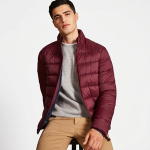 Chaqueta de Invierno para Hombre, Estilo Casual, con Capucha y Cremallera, Ligera y de Alta Calidad, con Etiquetas de Tela No Tejida Impresas - Product Image 1
