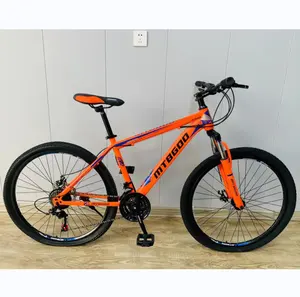 Wholesale bicycles with suspension fork cheap 26 inch 24 mtb bicycle 26x1.95 mountain bike man cycle bike lady Chinese bikes