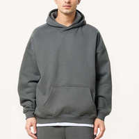 Sweat à capuche décontracté pour homme, coupe ample et courte, épais, personnalisable, de haute qualité, vierge, vente en gros