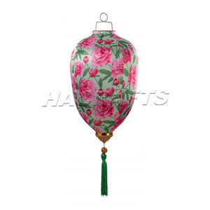 Lanterne en soie vietnamienne à prix d'usine, best-seller, vente en gros, lanterne cylindrique vintage colorée suspendue, provenant d'un fabricant chinois - Product Image 3