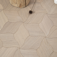 Parquet en chêne en gros, dalles géométriques multicouches en bois à joint mâle et femelle