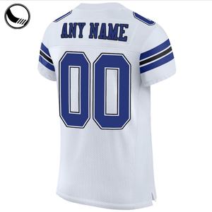 Uniforme de Fútbol Americano Personalizado de Diseño Nuevo BETHERIVAL, Color Blanco, Muestra Personalizada - Product Image 2