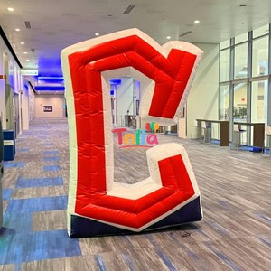 Mur de lettres gonflable géant Mot alphabet personnalisé avec lumière LED Murs de lettres gonflables - Product Image 2