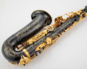 Strumento per sassofono lacca nera con bocchino lucido intagliato a mano con <span class=keywords><strong>tutti</strong></span> gli accessori <span class=keywords><strong>Sax</strong></span> Alto in Eb - Product Image 3