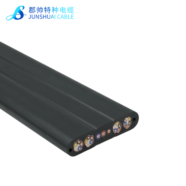 Custom YFFBG YFFBPG Crane Cable YVFB Flat Design Power Cable with Steel Wire Copper Conductor PVC Insulation