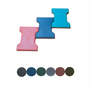 Chất lượng cao 200mm * 160mm Con Chó Xương cao su gạch không độc hại đầy màu sắc Ngựa ổn định Con Chó Xương cao su gạch lát - Product Image 2