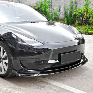 Alerón Delantero para Tesla Model 3, Fibra de Carbono, Negro Brillante, 2016-2023, Kit de Carrocería Deportiva - Product Image 2